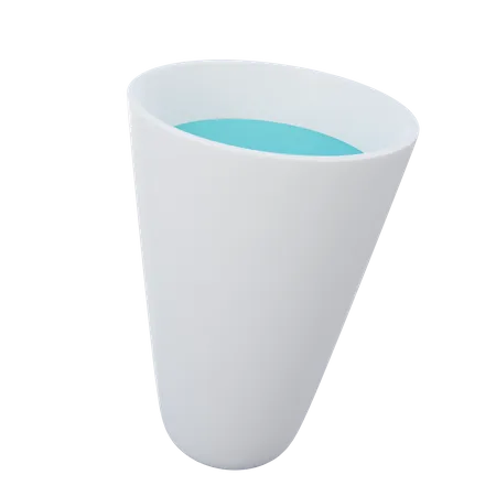 Glass of Water  3D Icon
