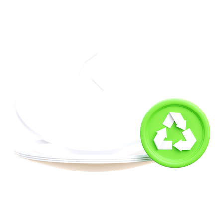 Glass Recycling  3D Icon