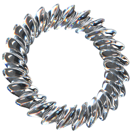 Glass Ring  3D Icon