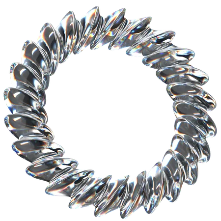 Glass Ring  3D Icon