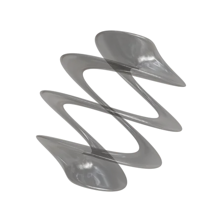 Glass Shape Unik Abstrack  3D Icon