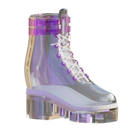 Glass Shoes  3D Icon