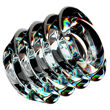 Glass Spectrum  3D Icon