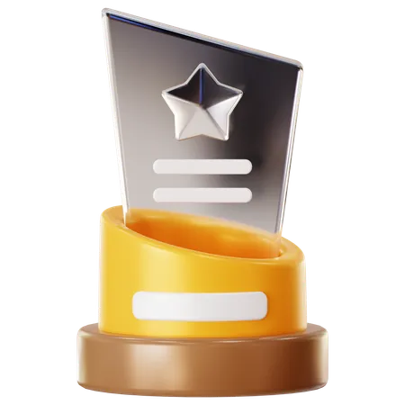 Glass Trophy  3D Icon