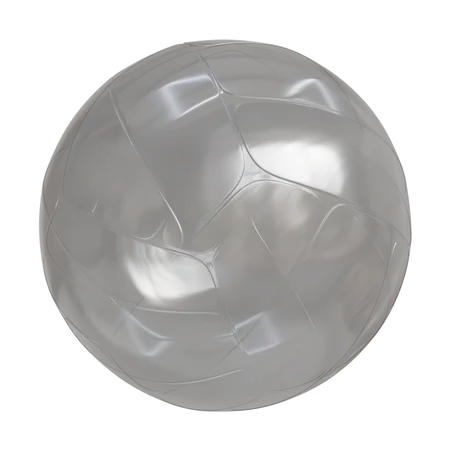 Glass Volley Ball Abstract Shape  3D Icon