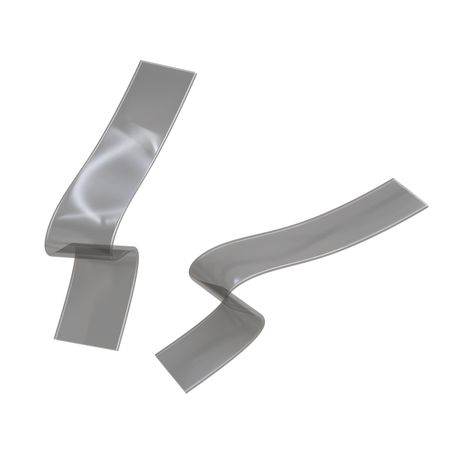 Glass Wave Abstract  3D Icon
