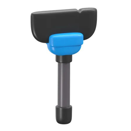 Glass Wiper 3 D Cleaning Service Icon 3D Icon