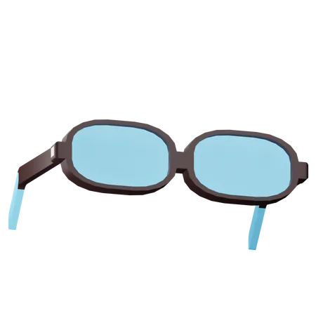 3 D Render Glasses Illustration With Transparent Background 3D Icon