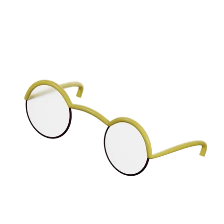 Glasses Education Icon 3D Icon