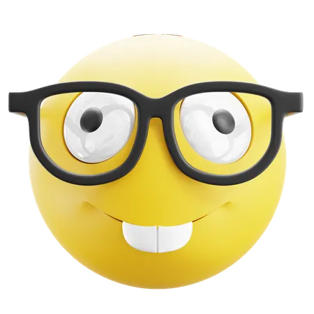 Glasses Emoji  3D Icon