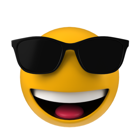 Glasses Emoji  3D Icon