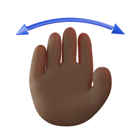 Geste de la main  3D Illustration