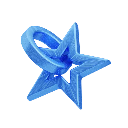 Glitter Abstract Blue Bubble Array  3D Icon