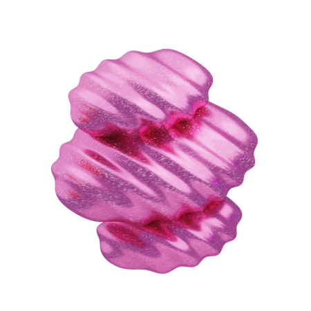 Glitter Abstract Pink Orbital Design  3D Icon