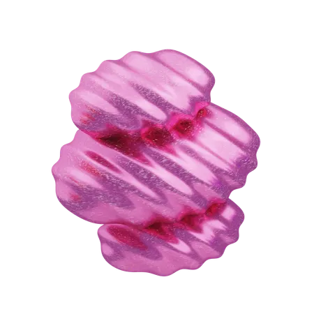 Glitter Abstract Pink Orbital Design  3D Icon