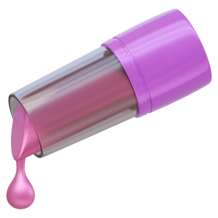 Glitter Lip Gloss  3D Icon