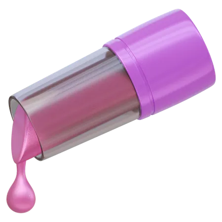 Glitter Lip Gloss  3D Icon