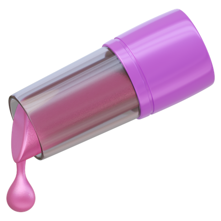 Glitzer-Lipgloss  3D Icon