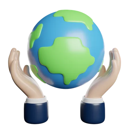 Global Care Support 3D Icon