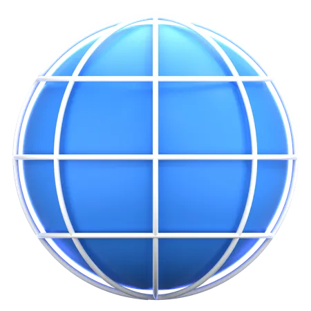 Global  3D Icon