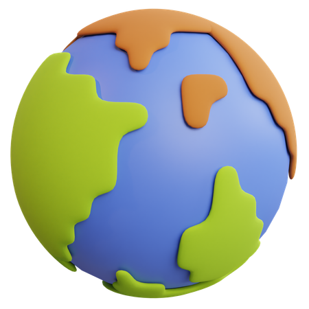 Global 3D Icon