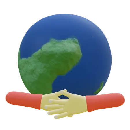 Global Agreement  3D Icon
