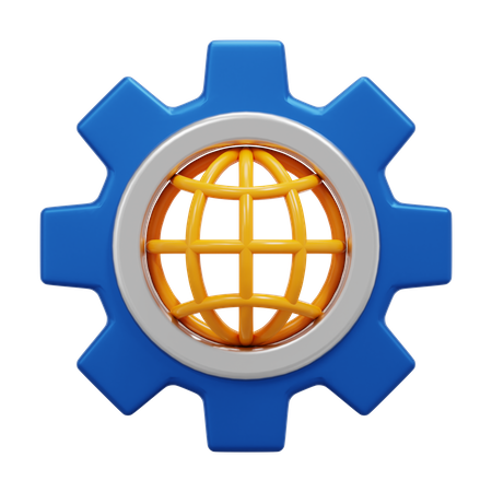 GLOBAL AI TECHNOLOGY  3D Icon