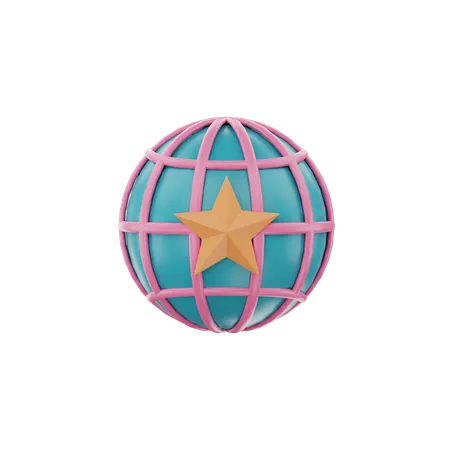 Global Badge  3D Icon