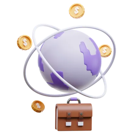 Global Business  3D Icon