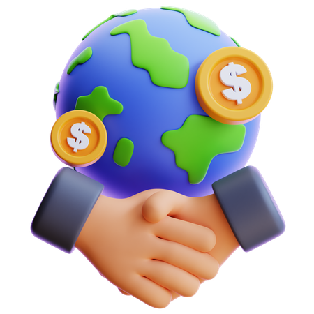 Global Business  3D Icon