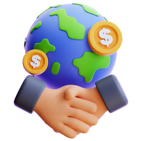 Global Business  3D Icon