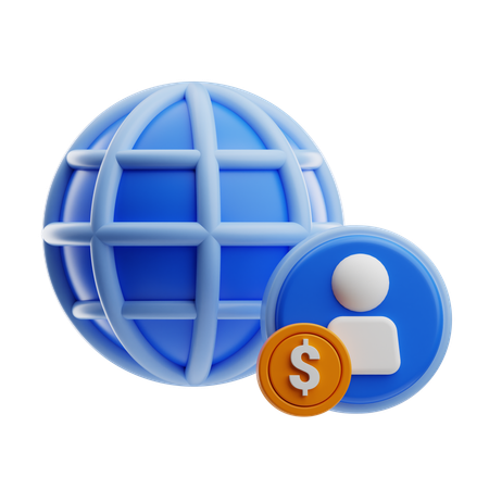 Global Business  3D Icon