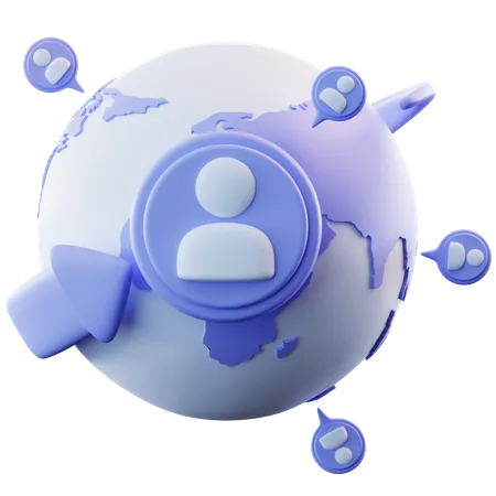 Global Business  3D Icon