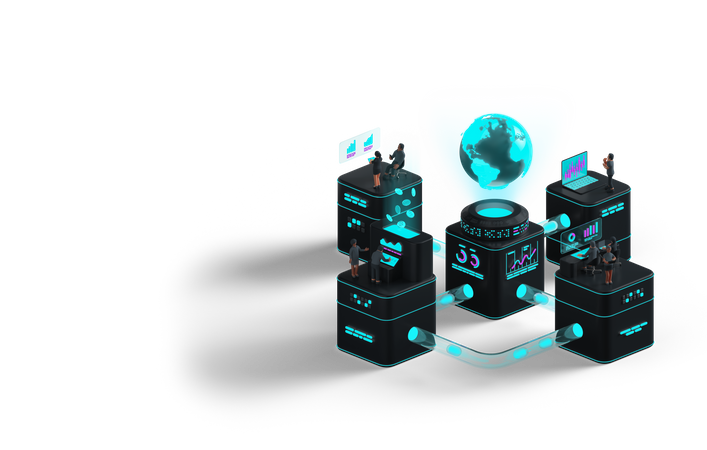 Global Business  3D Illustration