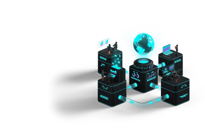 Global Business  3D Illustration