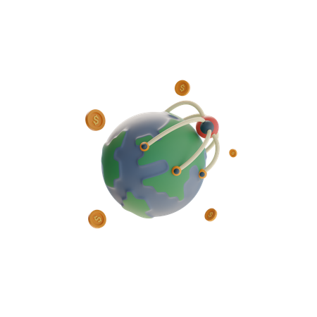 Global Business Expansion  3D Icon