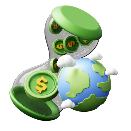 Global business investment  3D Icon