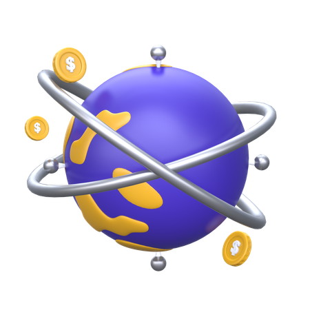 Global Businessa  3D Icon