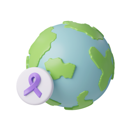Global Cancer Day  3D Icon