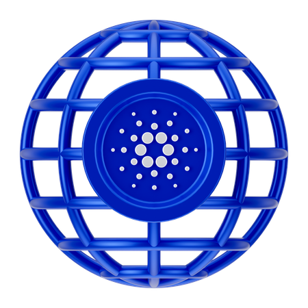 Globaler Cardano  3D Icon