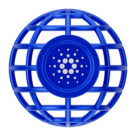 Globaler Cardano  3D Icon