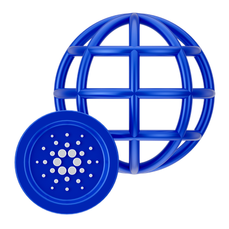 Globaler Cardano  3D Icon