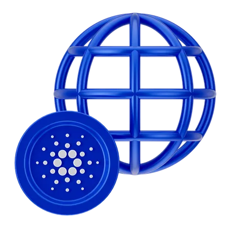 Globaler Cardano  3D Icon