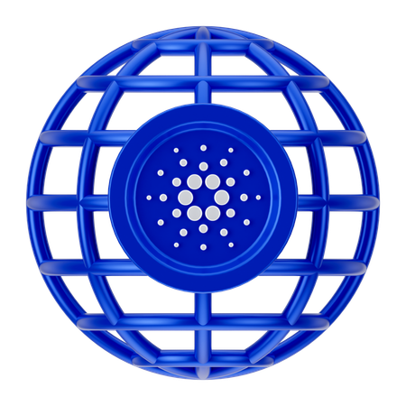 Global Cardano  3D Icon