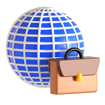 Global Career  3D Icon