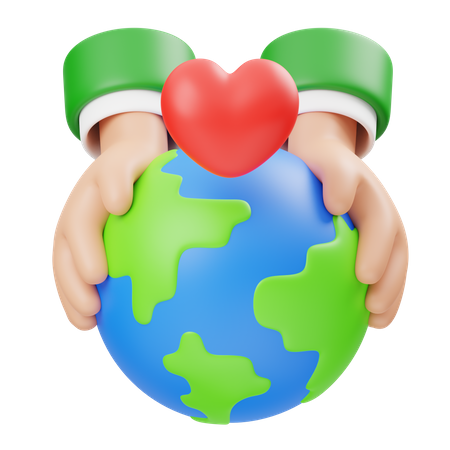 Global Charity  3D Icon