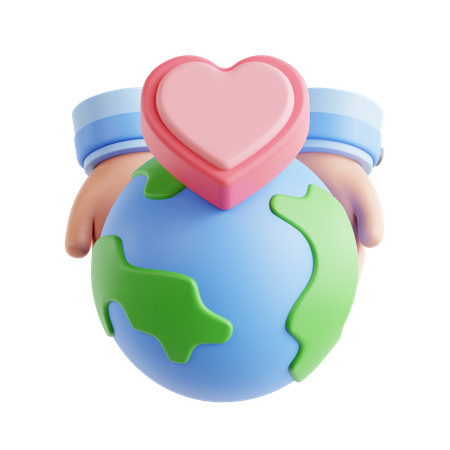Global Charity  3D Icon