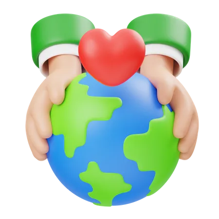 Global Charity  3D Icon