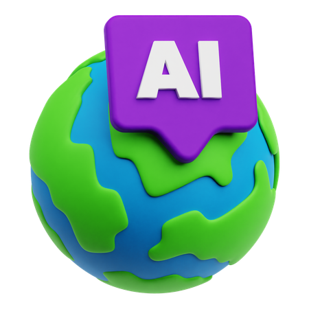 Global Chat  3D Icon