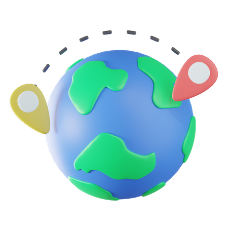 Global Communication  3D Icon